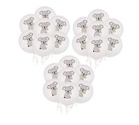 SKISUNO 30pcs Forest Animal Balloons Latex Party Balloons for Birthday and Themed Celebrations for Playground Decorations and Fun Events