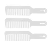 SKISUNO 3pcs Anti-static Hairdressing Combs Set, White Hair Styling Tools for Home and Professional Use, Household Hair Care Accessories for Smooth Haircut and Styling