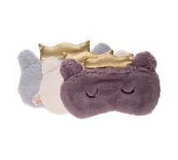 SKISUNO 3Pcs Cartoon Eye Mask Comfortable Lightproof Eye Cover for Home Office Sleep Masks for Uninterrupted Sleep