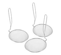 SKISUNO 3pcs Large Moxibustion Ash Collection Nets Stainless Steel Mesh Holder Replacement Parts for Traditional Chinese Moxa Therapy Acupuncture Accessories Heat-Resistant Safety Mesh