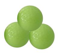 SKISUNO 3pcs Luminous Golf Balls Glow in Dark Fluorescent Practice Balls Soft Night Play Outdoor Training