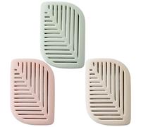 SKISUNO 3pcs Portable Refrigerator Air Freshener Box with Activated Charcoal for Indoor and Freezer Use, Pp Material Fridge Deodoriser to Maintain Freshness and Remove Odours Random Color