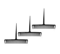 SKISUNO 3pcs Rat Tail Comb Hair Highlighting Tool for Evenly Distributed Highlights and Precise Hair Parting Plastic Wide-tooth Comb for Stylists and Barbershops at Home