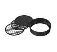 SKISUNO 3pcs Soil Sieve Fine Mesh Strainer for Gardening Science Experiments Soil Analysis Versatile Sifter with Mesh for Accurate Screening Sand Compost