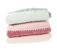 SKISUNO 3pcs Thickened Face Towel in Striped Design for Bathroom Use These Absorbent Washcloths Are for Hotel Stays Made of Soft Material They Are Great for Facial Cleansing