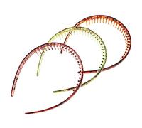 SKISUNO 3pcs Tooth Hair Comb Headband for Women Girls Boys Sports Headband Teeth