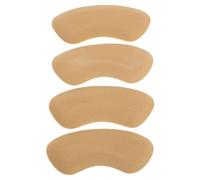SKISUNO 4 Pairs Foam Heel Pads for Shoes That are Too Big - Self-Adhesive Heel Grips Liner Cushions - Anti-Slip Loosen Shoes Inserts for Loafers Blister Prevention