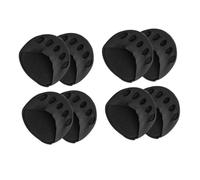 SKISUNO 4 Pairs Toeless Half Socks for Women Breathable Thin Invisible Toe Topper Liners Comfortable Forefoot Cushions for High Heels Pumps Sandals Soft Flexible Fit for Morton Neuroma