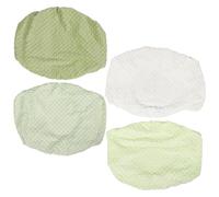 SKISUNO 4pcs Changing Pad Covers for Diaper Changing Tables and Cradles, Soft Plush Fabric, Washable and Breathable, Compact Size 60x35cm, for Small Apartments and Limited Nursery Spaces
