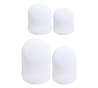 SKISUNO 4Pcs Flashlight Diffuser Caps Silicone Soft Covers for 31-35Mm 42-44Mm 51-54Mm 71-75Mm Head Sizes, Glare Reduction for Outdoor Lighting and Indoor Reading