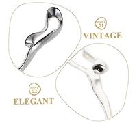 SKISUNO 4pcs Geometric Alloy Hair Chopsticks Retro Chinese Hairpins for Bun Styling Hair Accessories for Weddings Parties and Special Occasions