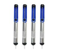 SKISUNO 4pcs Manual Desoldering Sucker Lightweight Compact Solder Removal Pump with Comfortable Grip for Electronics Repair and Reach Areas