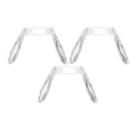 SKISUNO 4pcs Non-slip Nose Pads Skin-friendly Nose Pads Hard Plastic Eyeglass Parts Reduce Burden High Durability for Comfortable Daily Glasses Wear