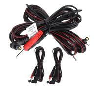 SKISUNO 4pcs Pin Connector Lead Wire for Therapy Machine and Cable for Connecting Treatment Instruments and Pads Easy to Install Portable High Performance