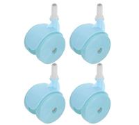 SKISUNO 4pcs Silent Swivel Plastic Replacement Wheels for Stroller and Walker, Wear-Resistant Casters Designed for Learning to Walk and Indoor Outdoor Use