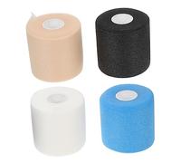 SKISUNO 4rolls Athletic Shock-Absorption Tool of Heavy Duty Tape for Wounds Joint Protective Wrap Sponge Material for Ankle Wrist and Knee