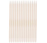 SKISUNO 50 Pcs Wood Nail Orange Sticks Cuticle Remover Pusher for Grinding Dead Skin and Shaping Uneven Nail Surface Manicure Tool for Salon and Home Use