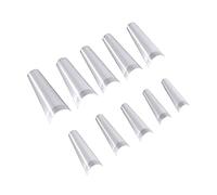 SKISUNO 500pcs Nail Color Plates for Display and Practice Natural Color Nail Art Tips Smooth for Easy Reordering for Beginners and Professionals