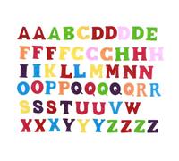 SKISUNO 50Pcs Felt Alphabet Letters Non-Woven Fabric ABCs for Kids DIY Craft Toys Party Decoration 1.18X0.98In Felt Letters for Sewing Scrapbooking Embellishments