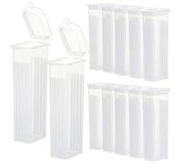 SKISUNO 50pcs Glass Slide Storage Box Pathology Slide Holder for Laboratory Microscope Specimens