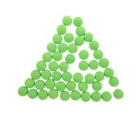 SKISUNO 50pcs Green Launching Foam Balls Soft Round Balls for Shooting Game Outdoor Activities Muscle Strengthening and Creative Play
