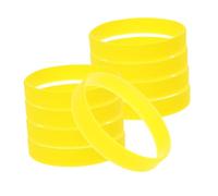 SKISUNO 50Pcs Solid Color Silicone Wristbands Skin Friendly Elastic Wristbands for DIY Projects Parties and Events Multi Function Bracelets Comfortable Lightweight