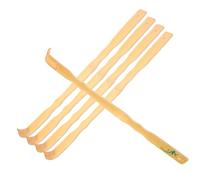 SKISUNO 5pcs Bamboo Back Scratcher Portable Itch Relief Tool for Hard Reach Areas Creative for Back Tickle and Relaxation
