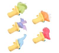 SKISUNO 5PCS Cartoon Dinosaur Water Shooter for Summer Pool Party Funny Water Plaything with Bright Colors Mixed Styles Including Pterodactyl Triceratops