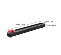 SKISUNO 5pcs Mini Tabletop Football Scoreboard Counter, Plastic Striped Score Indicator for Table Soccer, Black Game Score Display for Indoor Foosball and Table Games