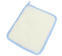 SKISUNO 5pcs Nylon Exfoliating Shower Cloths for Face Quick Dry Lightweight Bath Towels with Sewn Loop for Hanging Machine Washable Scrub Towels for Healthy Skin for Travel and Daily Use