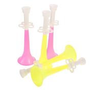 SKISUNO 5pcs Plastic Stadium Horns Loud Trumpet Noisemakers for Football Games Sports Parties Graduation Cheer Props Lightweight Fans Accessories