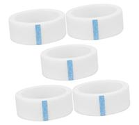 SKISUNO 5rolls Eyelash Tape for Lash Extensions Roll Adhesive Fabric White for Makeup Artists and Lash Techs