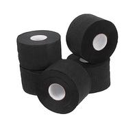SKISUNO 5rolls Neck Protection Paper Hairdressing Neck Strip Disposable Barber Strips Hair Styling Collar Papers Black
