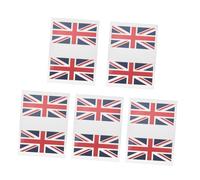 SKISUNO 5sets British Flag Face Sticker Temporary for Football Match Decorative Country Stickers England Accessories