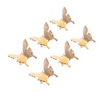 SKISUNO 6pcs Cute Mini Butterfly Hair Clamps for Women Girls Stylish Hairpins for Versatile Hairstyles Durable Decorative Accessories for Everyday Special Occasions