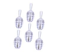 SKISUNO 6pcs Lip Balm Containers Mini DIY Lip Gloss Tubes Reusable Empty Lipstick Tubes for Cosmetic Storage and Refill Portable