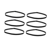 SKISUNO 6Pcs Mens Elastic Sweatband Headbands Thin Non Slip Silicone Sports Hair Bands for Basketball Running Gym Yoga Cycling Quick Sweat Absorption Comfortable Fit Black