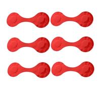 SKISUNO 6pcs Reflective Magnetic Clips for Clothing and Backpacks Safety Reflectors for Boys and Girls Portable Night Reflectors for Running and Outdoor Activities