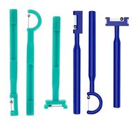 SKISUNO 6pcs Tongue Strengthening Tools Oral Muscle Trainer for Speech Therapy and Travel Friendly Pp and Metal Material Oral Stimulation Tool