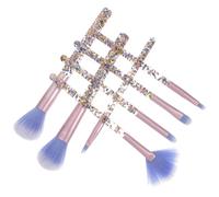 SKISUNO 7pcs Eye Makeup Brush Set with Nylon Metal Handles, Safe to Eyes and Lips, Easy to Carry Compact Cosmetic Brushes for Travel and Professional Use