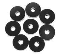 SKISUNO 8pcs Flat Rubber Grommet Washers Vibration Suppression Pads Shock Absorbing Rubber Washers for Home Appliances Laundry Machines Dryers