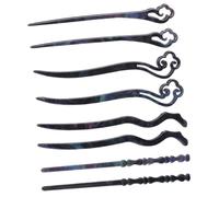 SKISUNO 8pcs Sky Hairpin Vintage Chinese Style Hair Sticks Chopsticks for Women Hairpins Hair Bun Accessories for Daily Use
