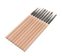 SKISUNO 9pcs Nail Art Pen for Women Fingernail Polish Brushes Nail Art Kit Brush