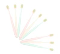 SKISUNO 9pcs Soft Bristle Toothbrush Home Toothbrush Gentle on Teeth and Gums Wide and Thin Brush Head Plastic Manual for Adults Household Use