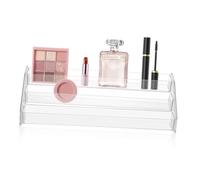 SKISUNO Acrylic Makeup Palette Organizer Rotating Storage Rack Vanity Stand for Small Makeup