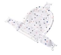 SKISUNO Adjustable Bath Seat Support Net for and Boy Girl Breathable Elastic Bathtub Mesh Sling with Comfortable Fit Portable Design for Secure Bathing in Various Sized Tubs