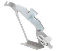 SKISUNO Adjustable Fletching Jig Clamp for Arrows Silver Stainless Steel Quick Fletch Tool for Outdoor Arrow Building Left-right Use