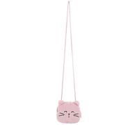 SKISUNO Adorable Cat Plush Crossbody Purse for Little Soft Plush Coin Wallet Shoulder Bag Cute Cartoon Kitten Design Comfortable Carrying Bag