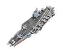SKISUNO Aircraft Carrier Puzzle Model Kit for Adults and Realistic Paper Craft DIY Warship Educational Brain Teaser Safe Sustainable Material Engaging Stem Building