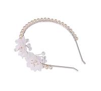 SKISUNO All- Flower Headband for Weddings Elegant Bridal Hair Accessory Comfortable Fit for Various Occasions for Photography Charming Headband for Brides and Guests